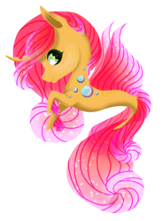 Size: 1824x2480 | Tagged: safe, artist:oneiria-fylakas, oc, oc only, oc:tina, seapony (g4), female, seaponified, simple background, solo, species swap, transparent background