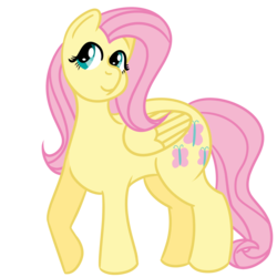 Size: 2000x2000 | Tagged: safe, artist:dustyfeathers, fluttershy, pegasus, pony, g4, female, high res, simple background, solo, transparent background, vector