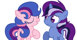 Size: 1024x542 | Tagged: safe, artist:bellalovesans04, oc, oc only, oc:dusk star, oc:galaxy guard, kindverse, base used, brother and sister, female, half-siblings, male, offspring, parent:flash sentry, parent:silver script, parent:twilight sparkle, parents:flashlight, parents:twiscript, siblings