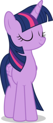 Size: 7000x16229 | Tagged: safe, artist:luckreza8, twilight sparkle, alicorn, pony, g4, non-compete clause, absurd resolution, eyes closed, female, happy, simple background, solo, transparent background, twilight sparkle (alicorn), vector