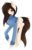 Size: 836x1316 | Tagged: safe, artist:electricaldragon, oc, oc only, oc:jaedin, earth pony, pony, ahoge, anatomically incorrect, clothes, female, incorrect leg anatomy, long legs, mare, reverse dachspone, simple background, solo, sweater, transparent background