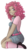 Size: 2647x4663 | Tagged: safe, artist:monnarcha, pinkie pie, human, g4, beautiful, clothes, female, high res, human female, humanized, moderate dark skin, one eye closed, overalls, pink hair, simple background, socks, solo, transparent background, wink
