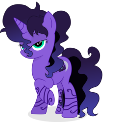 Size: 1600x1605 | Tagged: safe, artist:cirillaq, oc, oc only, oc:moonlight, pony, unicorn, female, mare, simple background, solo, transparent background, vector