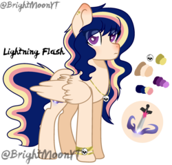 Size: 1024x977 | Tagged: safe, artist:jxst-roch, oc, oc only, oc:lightning flash, pegasus, pony, female, mare, offspring, parent:flash sentry, parent:twilight sparkle, parents:flashlight, reference sheet, simple background, solo, transparent background