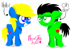 Size: 3072x2010 | Tagged: safe, artist:hearttheartist, oc, oc:heart cake, oc:mars angel, pegasus, pony, high res, shipping, simple background, white background
