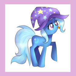 Size: 2000x2000 | Tagged: safe, artist:sweethearts11, trixie, pony, g4, clothes, female, filly, hat, high res, solo, trixie's hat