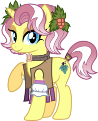 Size: 3000x3728 | Tagged: safe, artist:cloudy glow, vignette valencia, pony, unicorn, equestria girls series, g4, rollercoaster of friendship, clothes, equestria girls ponified, female, high res, looking at you, ponified, raised hoof, simple background, smiling, solo, trace, transparent background, vector, vector trace