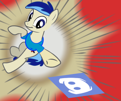 Size: 600x500 | Tagged: safe, artist:treforce, oc, oc only, oc:treforce, pony, social network, solo, throwing