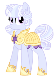 Size: 892x1260 | Tagged: safe, artist:amberclarity, oc, oc only, oc:clarissa crystal, pony, unicorn, armor, female, mare, royal guard, simple background, solo, transparent background