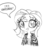 Size: 1010x967 | Tagged: safe, artist:tjpones edits, edit, editor:dsp2003, sunset shimmer, human, equestria girls, g4, black and white, bust, cute, dialogue, female, grayscale, monochrome, simple background, sketch, solo, speech bubble, text edit, traditional art, truth, white background