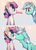 Size: 4000x5530 | Tagged: safe, artist:senaelik, bon bon, lyra heartstrings, sweetie drops, earth pony, pony, unicorn, g4, 2 panel comic, absurd resolution, adorabon, candy, candy cane, chest fluff, comic, cute, description is relevant, drawthread, eating, eyes closed, female, food, heart, heart eyes, kiss on the lips, kissing, lesbian, lyrabetes, mare, ponified, request, requested art, ship:lyrabon, shipping, stealing, surprise kiss, surprised, throat bulge, wingding eyes