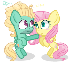 Size: 699x588 | Tagged: safe, artist:tuff--rubies, fluttershy, zephyr breeze, flutter brutter, g4