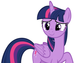 Size: 2844x2392 | Tagged: safe, artist:andoanimalia, twilight sparkle, alicorn, pony, g4, marks for effort, female, folded wings, high res, mare, simple background, solo, transparent background, twilight sparkle (alicorn), vector, wings