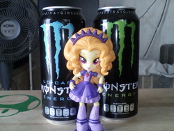 Size: 3264x2448 | Tagged: safe, adagio dazzle, equestria girls, g4, doll, equestria girls minis, high res, irl, monster energy, photo, photography, toy