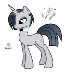 Size: 1857x1793 | Tagged: safe, artist:darbypop1, oc, oc only, oc:stanley steel, pony, unicorn, bowtie, male, simple background, solo, stallion, transparent background