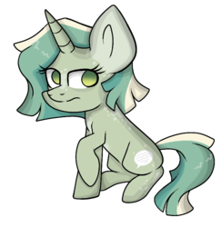 Size: 809x831 | Tagged: safe, artist:mintoria, oc, oc only, oc:chatty cathy, pony, unicorn, female, mare, simple background, solo, transparent background