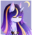 Size: 3134x3408 | Tagged: safe, artist:fluffymaiden, oc, oc only, oc:enchante, pony, eyes closed, high res, moon, solo, stars