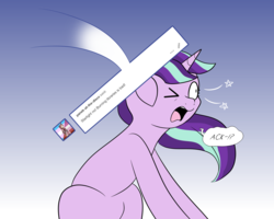Size: 3000x2400 | Tagged: safe, starlight glimmer, pony, unicorn, series:glimmering spectacle, g4, ask, dialogue, female, high res, solo, tumblr