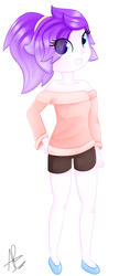 Size: 1121x2600 | Tagged: safe, artist:rivin177, oc, oc only, oc:rivin, human, equestria girls, g4, clothes, eye clipping through hair, female, humanized, simple background, solo, sweater, white background