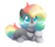 Size: 690x593 | Tagged: safe, artist:sugaryicecreammlp, oc, oc only, oc:solar lights, earth pony, pony, base used, colored pupils, female, mare, prone, rainbow hair, simple background, solo, transparent background