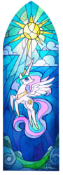 Size: 889x2459 | Tagged: safe, artist:alexia tryfon, edit, princess celestia, alicorn, pony, g4, my little pony: the movie, ethereal mane, female, mare, simple background, solo, stained glass, sun, transparent background, youtube link