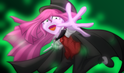 Size: 2900x1700 | Tagged: safe, artist:geraritydevillefort, pinkie pie, equestria girls, g4, clothes, dr jekyll and mr hyde, dr pinkie and miss pie, female, miss pie, musical, pinkamena diane pie, solo