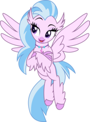 Size: 5018x6786 | Tagged: safe, artist:jhayarr23, silverstream, classical hippogriff, hippogriff, g4, school daze, absurd resolution, crossed arms, female, raised eyebrow, simple background, solo, transparent background, vector