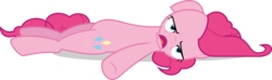 Size: 5247x1551 | Tagged: safe, artist:jhayarr23, pinkie pie, earth pony, pony, g4, my little pony: friendship is magic, the mean 6, belly, bored, female, looking at you, mare, simple background, transparent background, vector