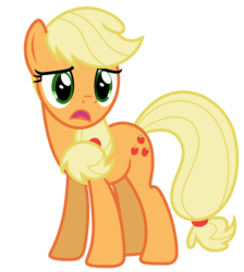 Size: 5133x5736 | Tagged: safe, artist:estories, applejack, earth pony, pony, g4, absurd resolution, female, hatless, mare, missing accessory, simple background, solo, transparent background, vector