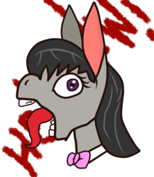 Size: 1025x1181 | Tagged: safe, octavia melody, donkey, pony, g4, burroctavia, donkified, female, simple background, solo, species swap, transparent background