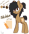 Size: 3000x3500 | Tagged: safe, artist:claudearts, oc, oc only, oc:sketcher, pony, butt freckles, cutie mark, freckles, high res, reference sheet, simple background, solo, transparent background