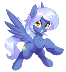Size: 1855x2014 | Tagged: safe, artist:maren, oc, oc only, oc:wind shear, pegasus, pony, commission, female, looking at you, mare, simple background, solo, white background