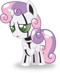 Size: 4149x5000 | Tagged: safe, artist:no-time-for-caution, sweetie belle, pony, robot, robot pony, unicorn, friendship is witchcraft, g4, absurd resolution, female, filly, horn, open mouth, raised hoof, sad, simple background, solo, sweetie bot, transparent background