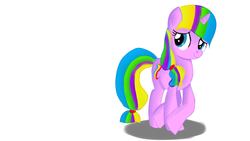 Size: 1280x720 | Tagged: safe, artist:jbond, oc, oc only, pony, unicorn, female, horn, mare, request, simple background, solo, unicorn oc, white background