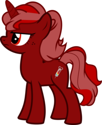 Size: 879x1080 | Tagged: safe, artist:shooting star, oc, oc only, oc:hot brew, pony, unicorn, female, grumpy, mare, show accurate, simple background, solo, transparent background, vector