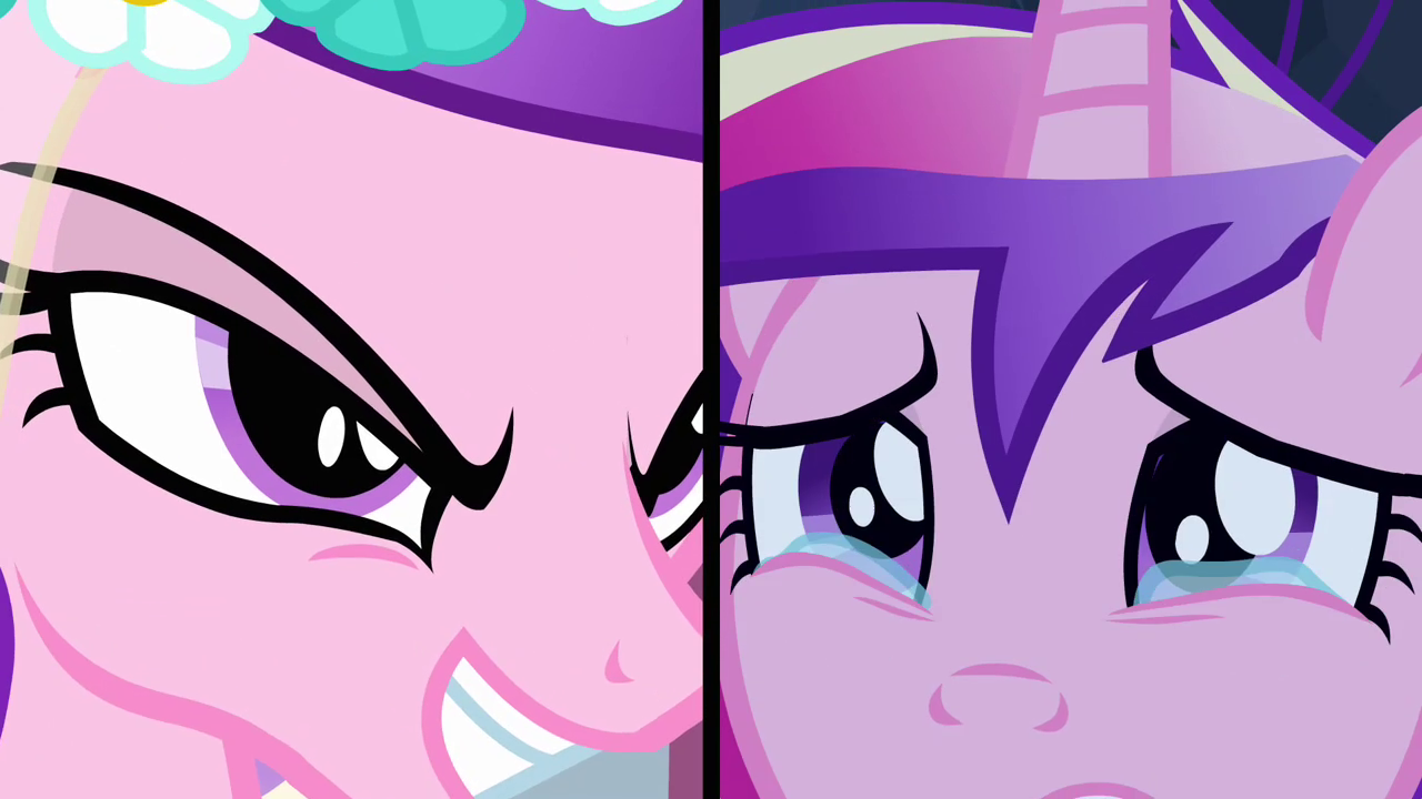 1774202 A Canterlot Wedding Changeling Crying Disguise Source Https Vignette Wikia Nocookie Mlp Images 8 8f Splitscreen 3 S02e26 Png