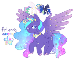 Size: 1280x1024 | Tagged: safe, artist:koteikow, princess celestia, princess luna, oc, g4, cutie mark, fusion, goddess, xk-class end-of-the-world scenario