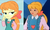Size: 759x456 | Tagged: safe, screencap, megan williams, megan williams (g4), human, equestria girls, equestria girls specials, g1, g4, my little pony 'n friends, my little pony equestria girls: better together, my little pony equestria girls: rollercoaster of friendship, background human, bow, cameo, comparison, female, g1 to equestria girls, generation leap, hair bow