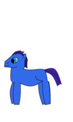 Size: 1715x2856 | Tagged: safe, anonymous artist, oc, oc only, unnamed oc, earth pony, pony, blank flank, male, simple background, solo, stallion, white background