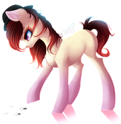 Size: 785x805 | Tagged: safe, artist:bastet-catmew, oc, oc only, earth pony, pony, female, mare, simple background, solo, white background