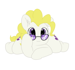 Size: 7520x6942 | Tagged: safe, artist:pabbley, edit, vector edit, surprise, pony, g1, g4, absurd resolution, colored, cute, ear fluff, female, g1 to g4, generation leap, prone, simple background, solo, sunglasses, transparent background, vector