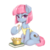 Size: 886x886 | Tagged: safe, artist:mrs1989, oc, oc only, oc:dust spoon, earth pony, pony, book, clothes, eating, female, food, fork, hoof hold, noodles, pot, ramen, simple background, sitting, solo, tank top, tongue out, transparent background