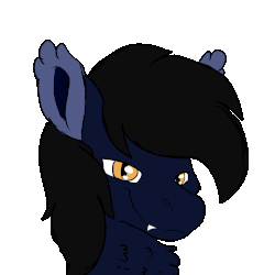 Size: 1500x1500 | Tagged: safe, artist:euspuche, oc, oc:neo, bat pony, pony, animated, cute, eyes closed, frame by frame, looking at you, simple background, transparent background