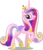 Size: 4327x5000 | Tagged: safe, artist:dashiesparkle, princess cadance, alicorn, pony, g4, .svg available, absurd resolution, colored wings, crown, cute, cutedance, female, folded wings, hoof shoes, jewelry, mare, regalia, side view, simple background, solo, tiara, transparent background, vector, wings
