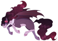 Size: 1350x952 | Tagged: safe, artist:bijutsuyoukai, oc, oc only, oc:erebus, bat pony, pony, bat pony oc, male, simple background, solo, stallion, transparent background