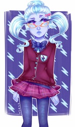 Size: 1830x3084 | Tagged: safe, artist:jass, artist:pink_butterscotch, sugarcoat, equestria girls, g4, clothes, crystal prep academy uniform, female, school uniform, solo