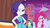 Size: 1280x720 | Tagged: safe, screencap, blueberry cake, pinkie pie, rarity, equestria girls, equestria girls specials, g4, my little pony equestria girls: better together, my little pony equestria girls: rollercoaster of friendship, background human, discovery family logo, female, geode of shielding, geode of sugar bombs, one eye closed, wink