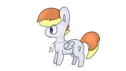 Size: 3840x2160 | Tagged: safe, artist:sexyflexy, oc, oc only, oc:flexy, pegasus, pony, cute, cutie mark, high res, jewelry, key, necklace, side view, simple background, white background
