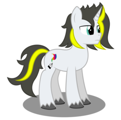 Size: 1960x1943 | Tagged: safe, artist:up-world, oc, oc only, oc:up-world, pony, unicorn, male, shadow, simple background, solo, stallion, transparent background, vector