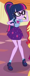 Size: 151x385 | Tagged: safe, screencap, sci-twi, sunset shimmer, twilight sparkle, equestria girls, equestria girls specials, g4, my little pony equestria girls: better together, my little pony equestria girls: rollercoaster of friendship, adorkable, angry, clothes, cropped, cute, dork, female, geode of telekinesis, glasses, legs, ponytail, shoes, skirt, socks